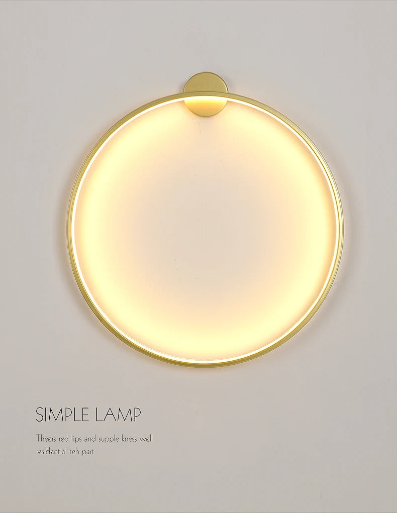 Image of Modern LED wall lamp for stylish bedroom and living room decor