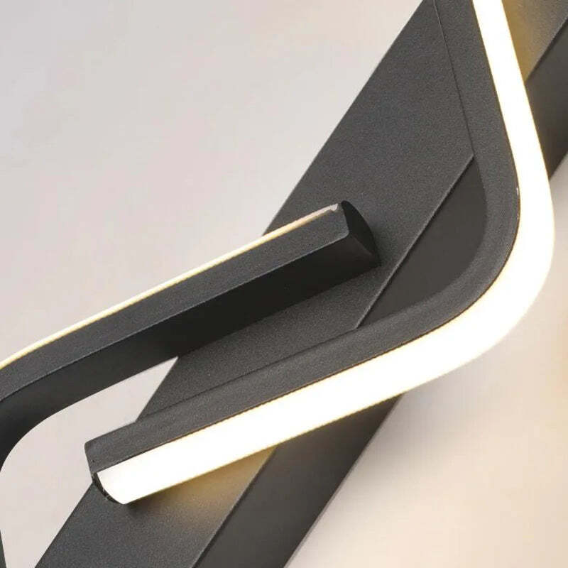 Image of Modern LED wall lamp long bar sconce for minimalist home decor in living room and bedroom