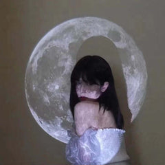 Image of Moon and earth projection lamp for a dreamy bedroom atmosphere