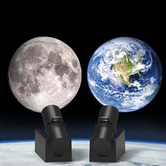 Image of Moon and earth projection lamp for a dreamy bedroom atmosphere