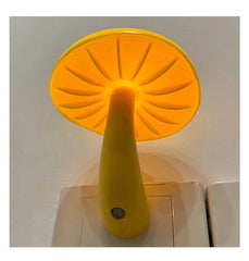 Image of Mushroom-shaped LED night light with automatic sensor for home decor