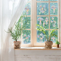 Image of Rainbow suncatcher window stickers for home and kids' bedroom decoration