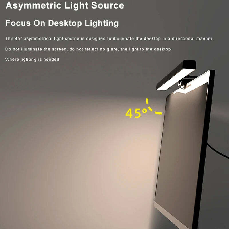 Image of RGB LED desk lamp for eye protection and adjustable dimming