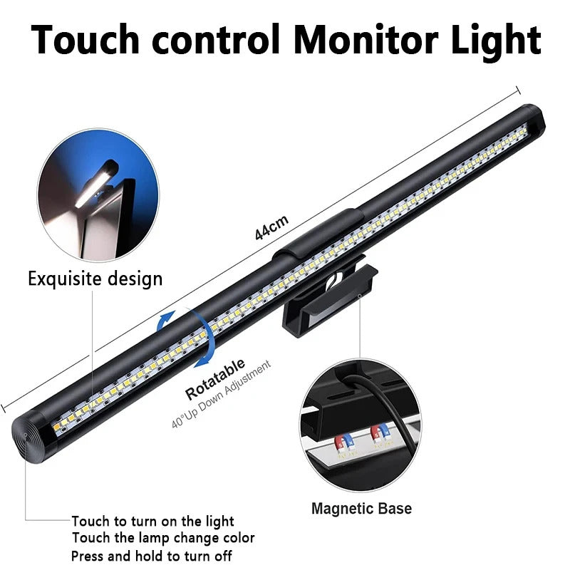 Image of RGB LED desk lamp for eye protection and adjustable dimming