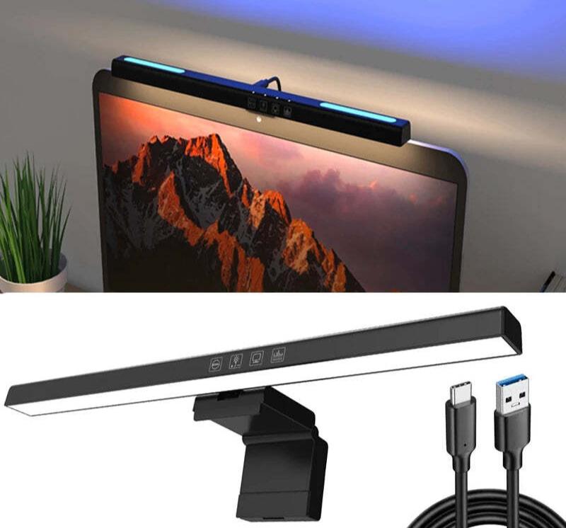 Image of RGB LED desk lamp for eye protection and adjustable dimming