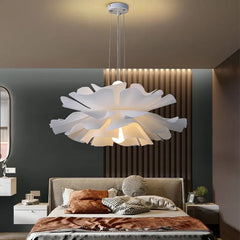 Image of Simple modern LED chandelier for dining room and bedroom décor