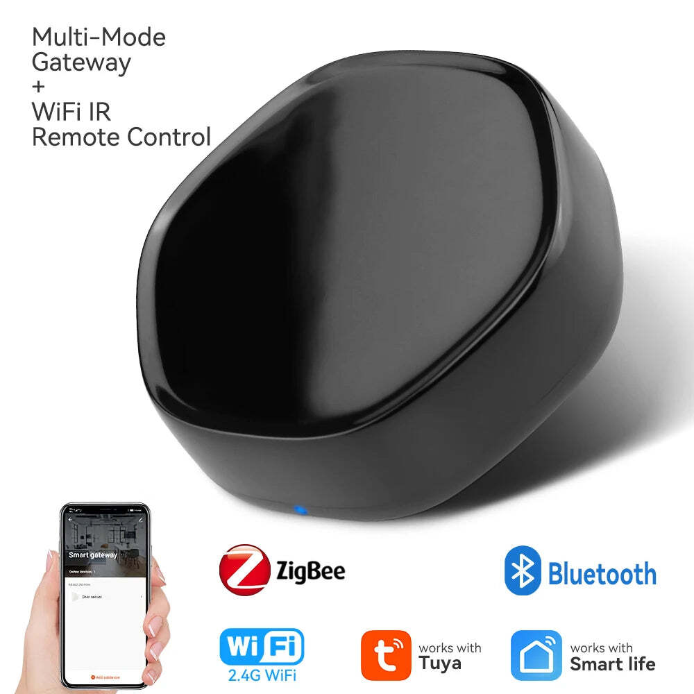 Image of Smart home multi-mode gateway hub for ZigBee and Bluetooth control