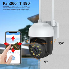 Image of Smart life 5MP WiFi IP camera with color night vision and auto tracking