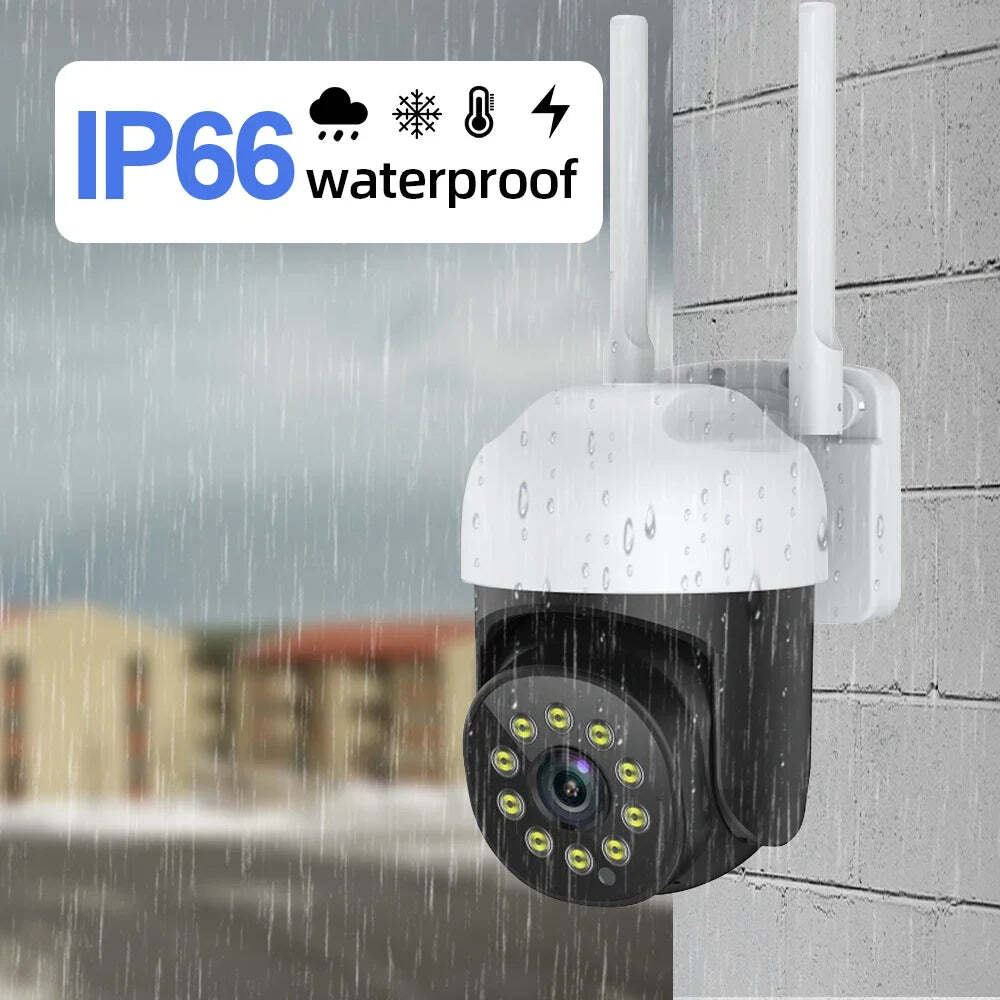 Image of Smart life 5MP WiFi IP camera with color night vision and auto tracking