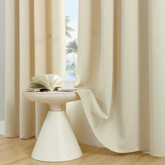 Image of Solid color blackout curtain for room darkening in bedrooms, kitchens, and living rooms