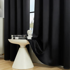 Image of Solid color blackout curtain for room darkening in bedrooms, kitchens, and living rooms