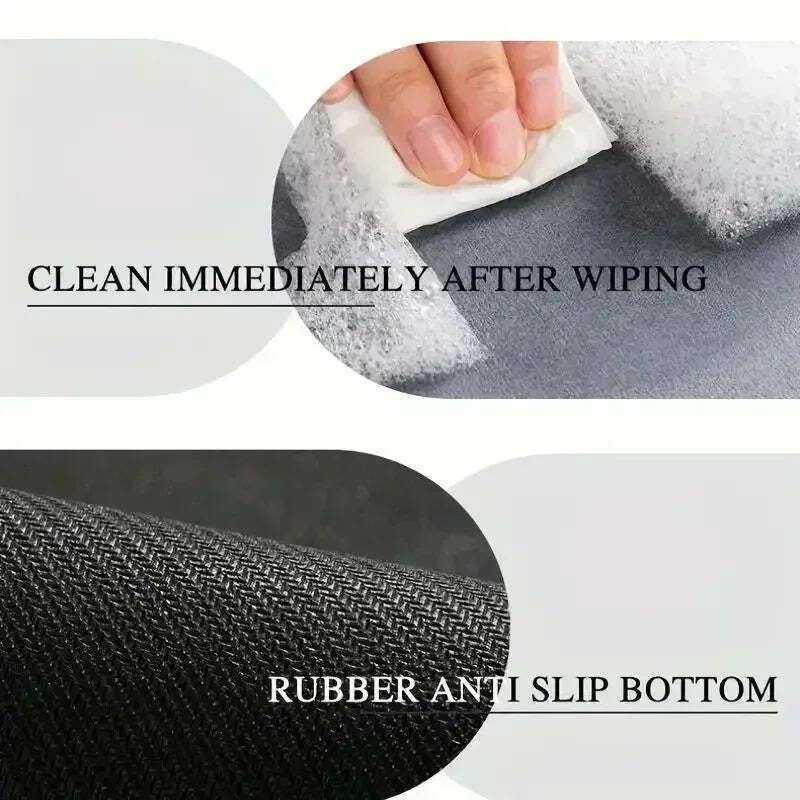 Image of Super absorbent non-slip diatomite bath mat for a clean and cozy home