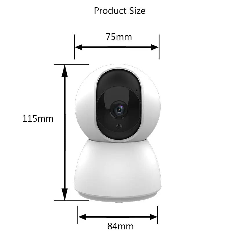 Image of Tuya 1080P smart mini WiFi indoor surveillance camera with automatic tracking and two-way audio