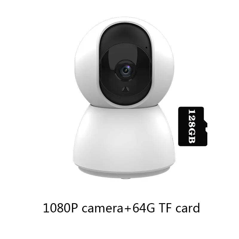 Image of Tuya 1080P smart mini WiFi indoor surveillance camera with automatic tracking and two-way audio