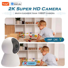 Image of Tuya smart 4MP indoor camera with USB interface for home and pet monitoring