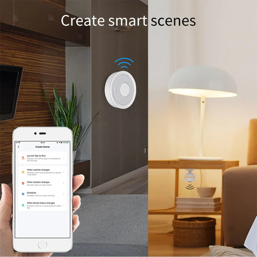 Image of Tuya Zigbee 3.0 hub for smart home control with app and voice compatibility