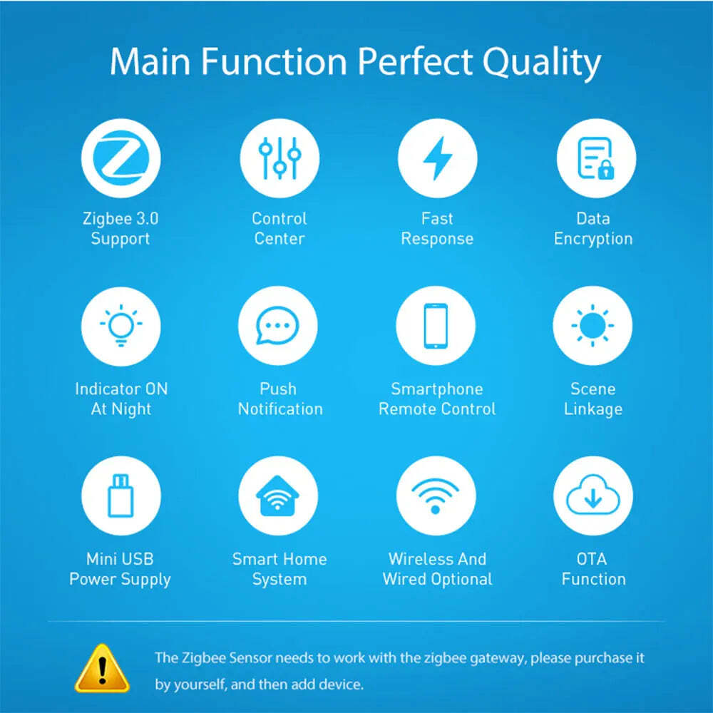 Image of Tuya Zigbee 3.0 hub for smart home control with app and voice compatibility