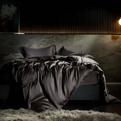 100% eucalyptus lyocell silk duvet cover set for ultimate comfort and cooling sleep