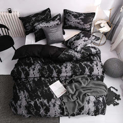 3-piece duvet cover set with pillowcases for modern bedding décor