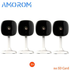 Amorom 1080P WiFi IP surveillance camera with two-way audio and night vision