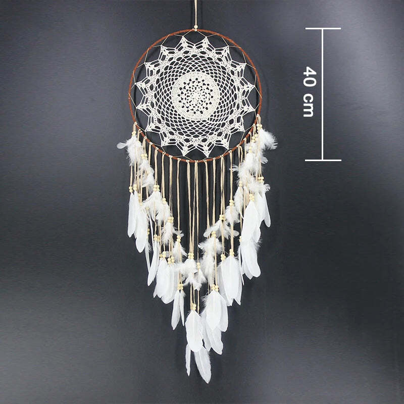 Big dream catcher with lights for kids' room decor