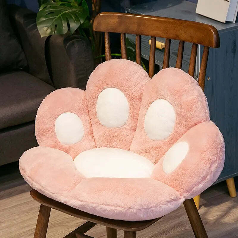 Kawaii cat paw plush toy for stylish home and office decor