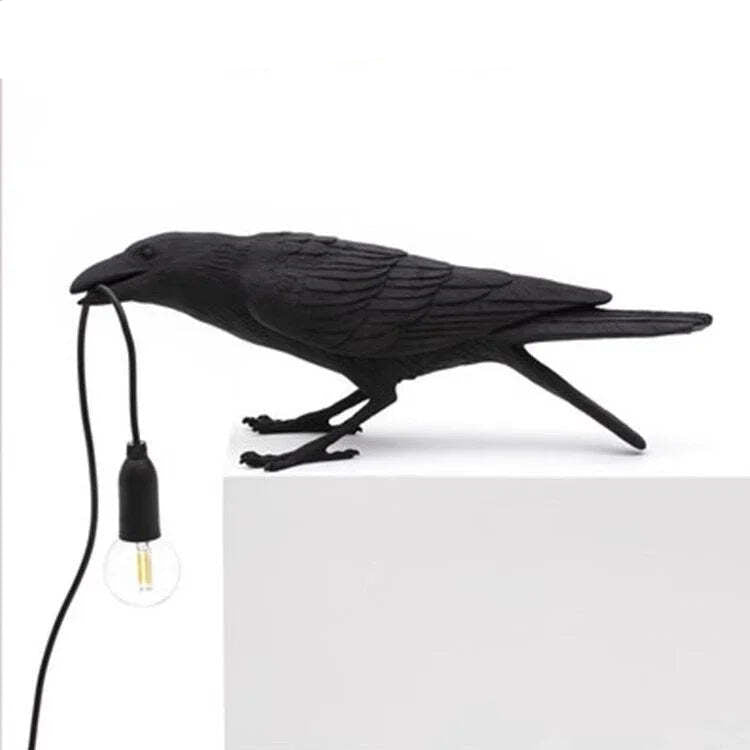 Lively bird table lamp for bedroom and living room decor