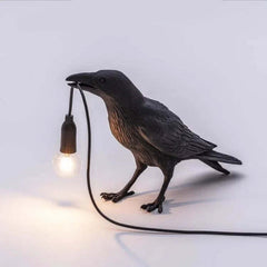 Lively bird table lamp for bedroom and living room decor