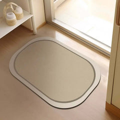 Modern diatomaceous earth bath mat for safety and style