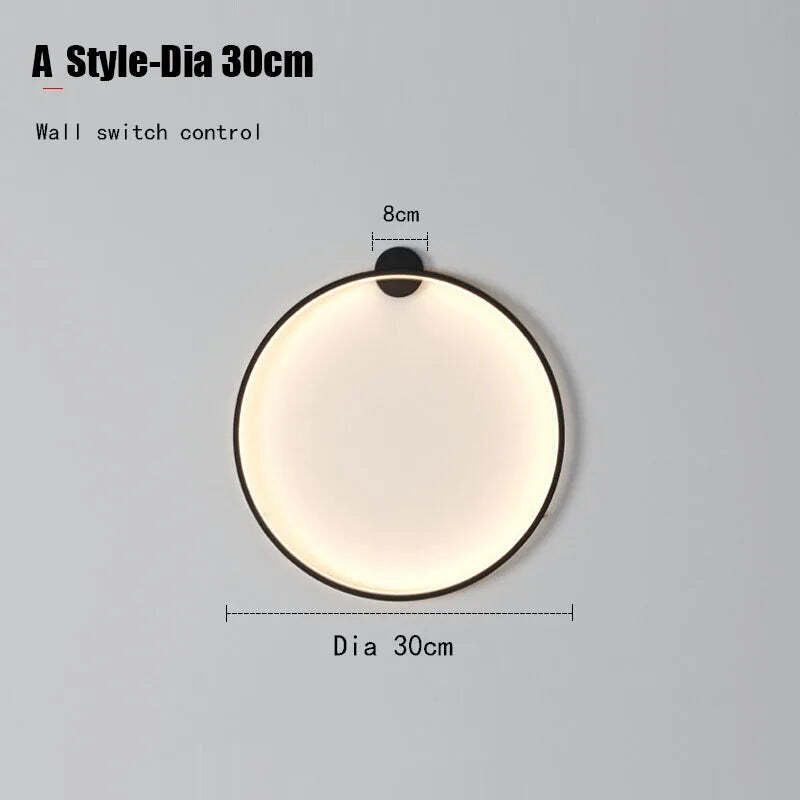 Modern LED wall lamp for stylish bedroom and living room decor