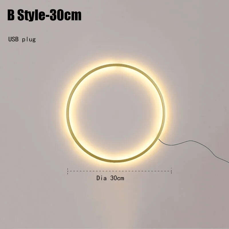 Modern LED wall lamp for stylish bedroom and living room decor