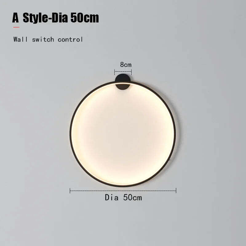 Modern LED wall lamp for stylish bedroom and living room decor