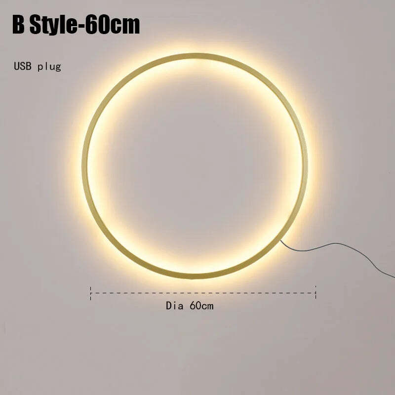 Modern LED wall lamp for stylish bedroom and living room decor