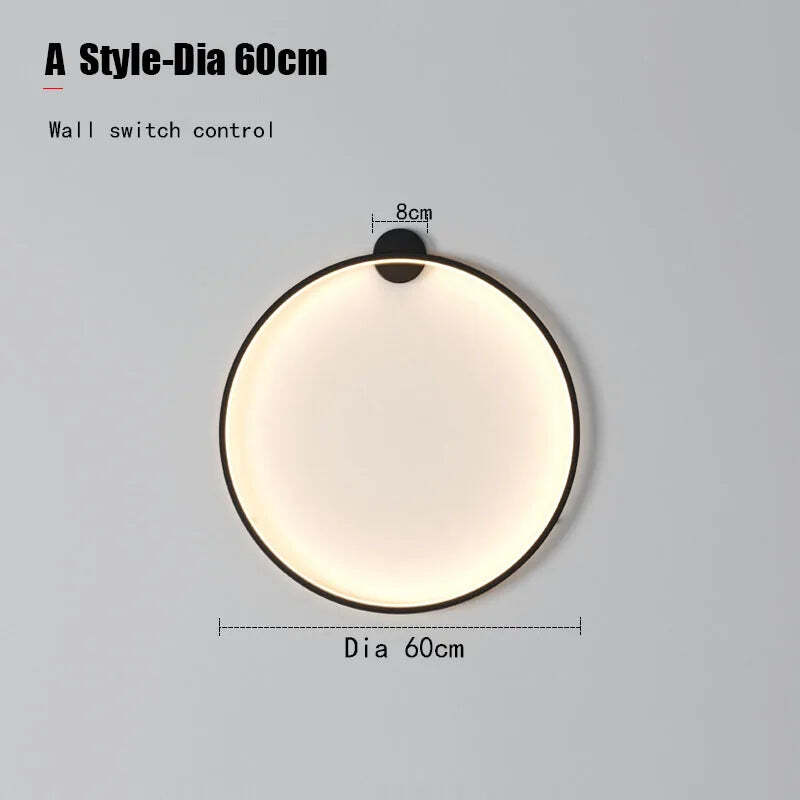 Modern LED wall lamp for stylish bedroom and living room decor