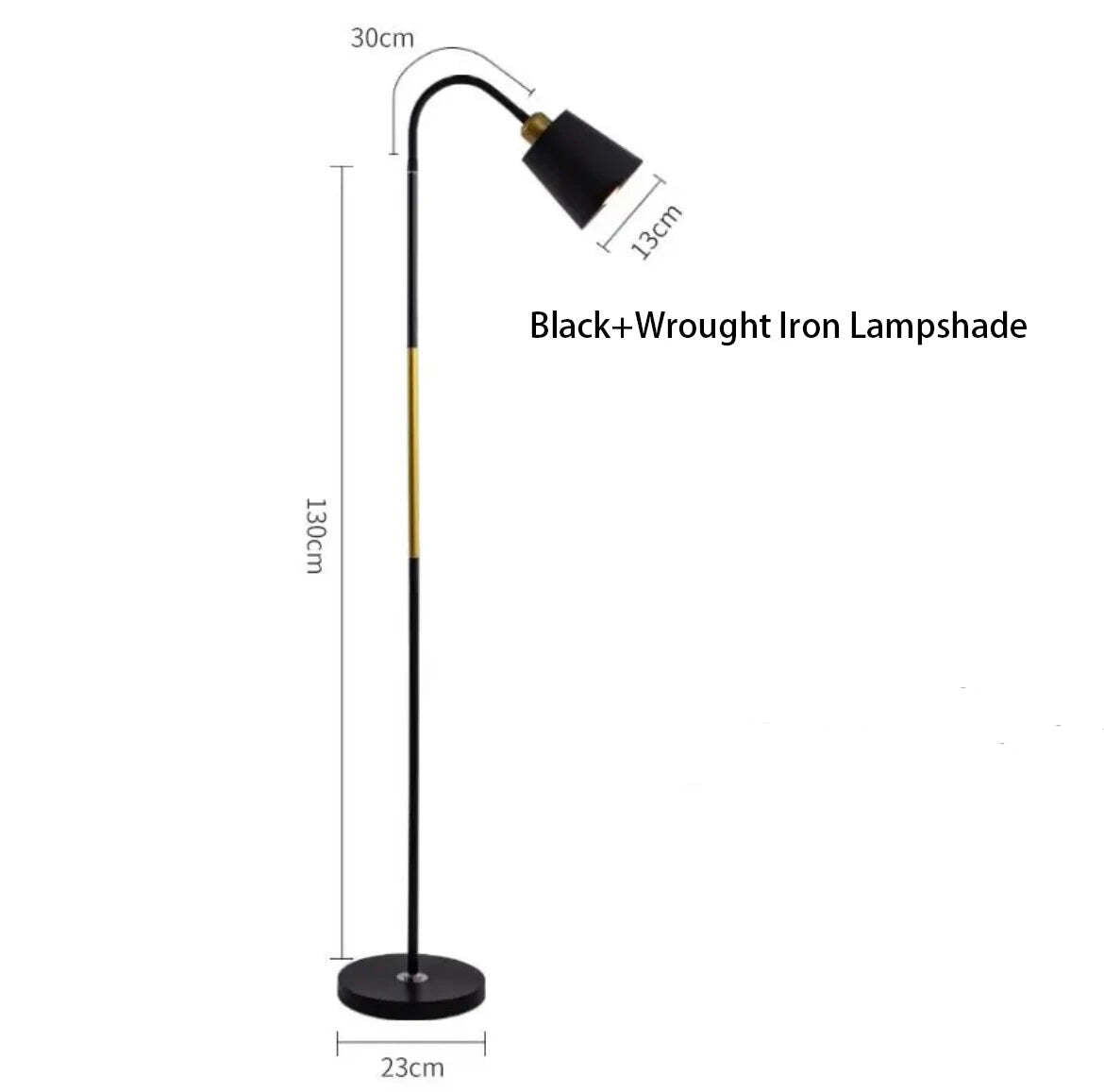 Modern simple LED floor lamp with adjustable iron design for living room and office decor