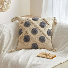 Nature-inspired cotton canvas bohemian cushion covers