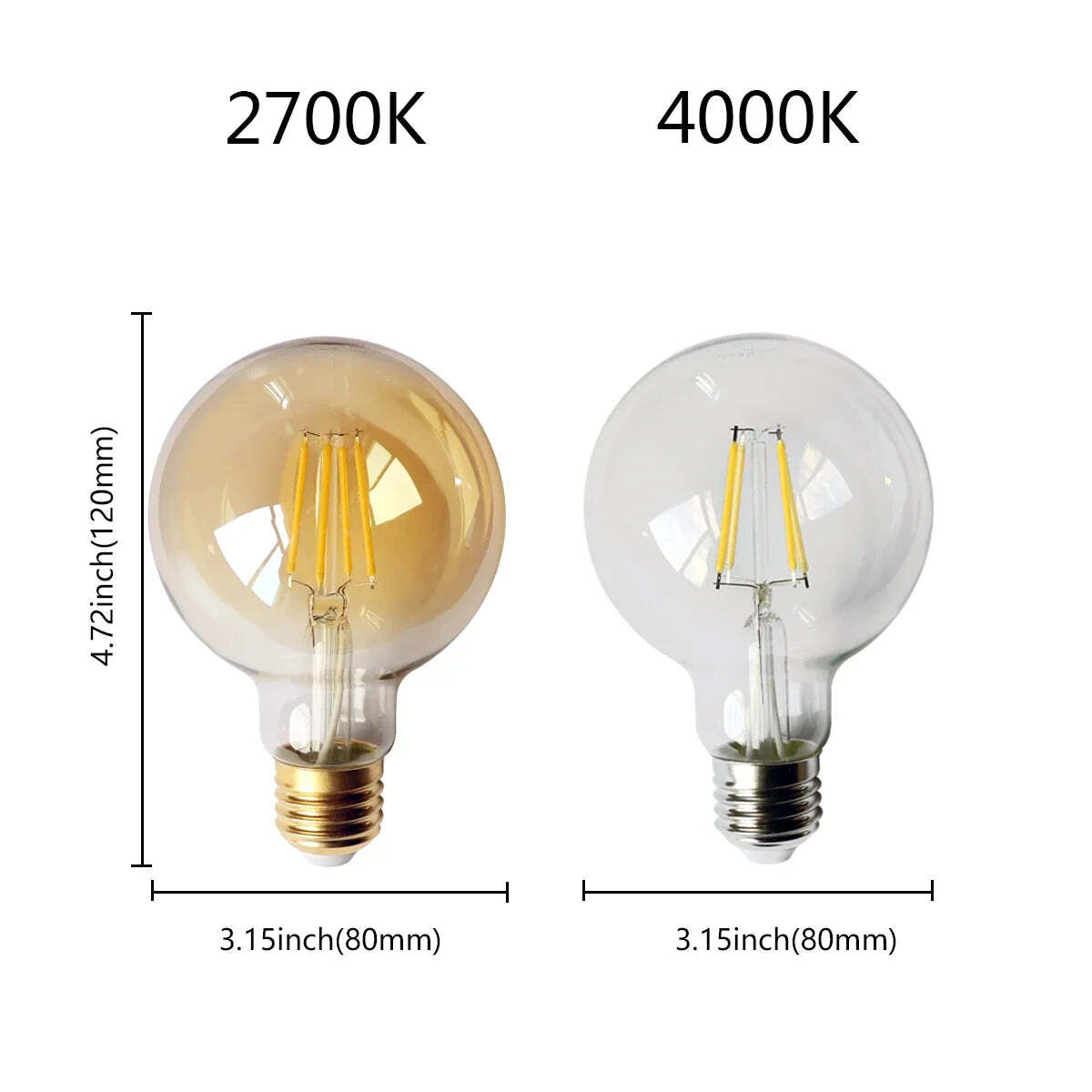 Retro Edison LED filament bulbs for home and office lighting