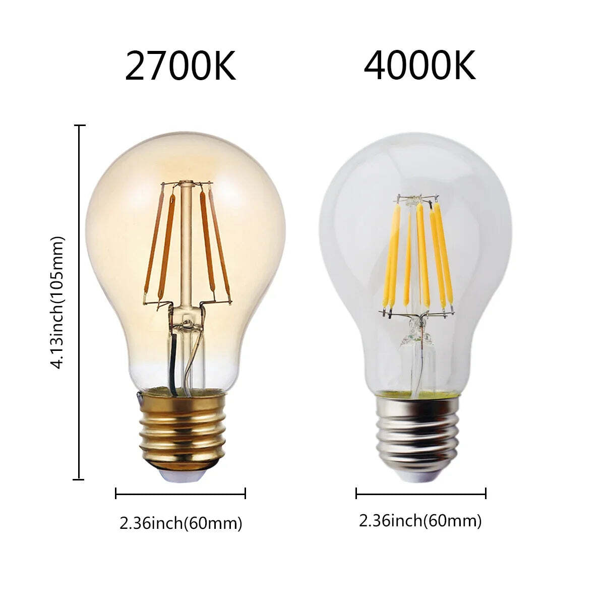 Retro Edison LED filament bulbs for home and office lighting