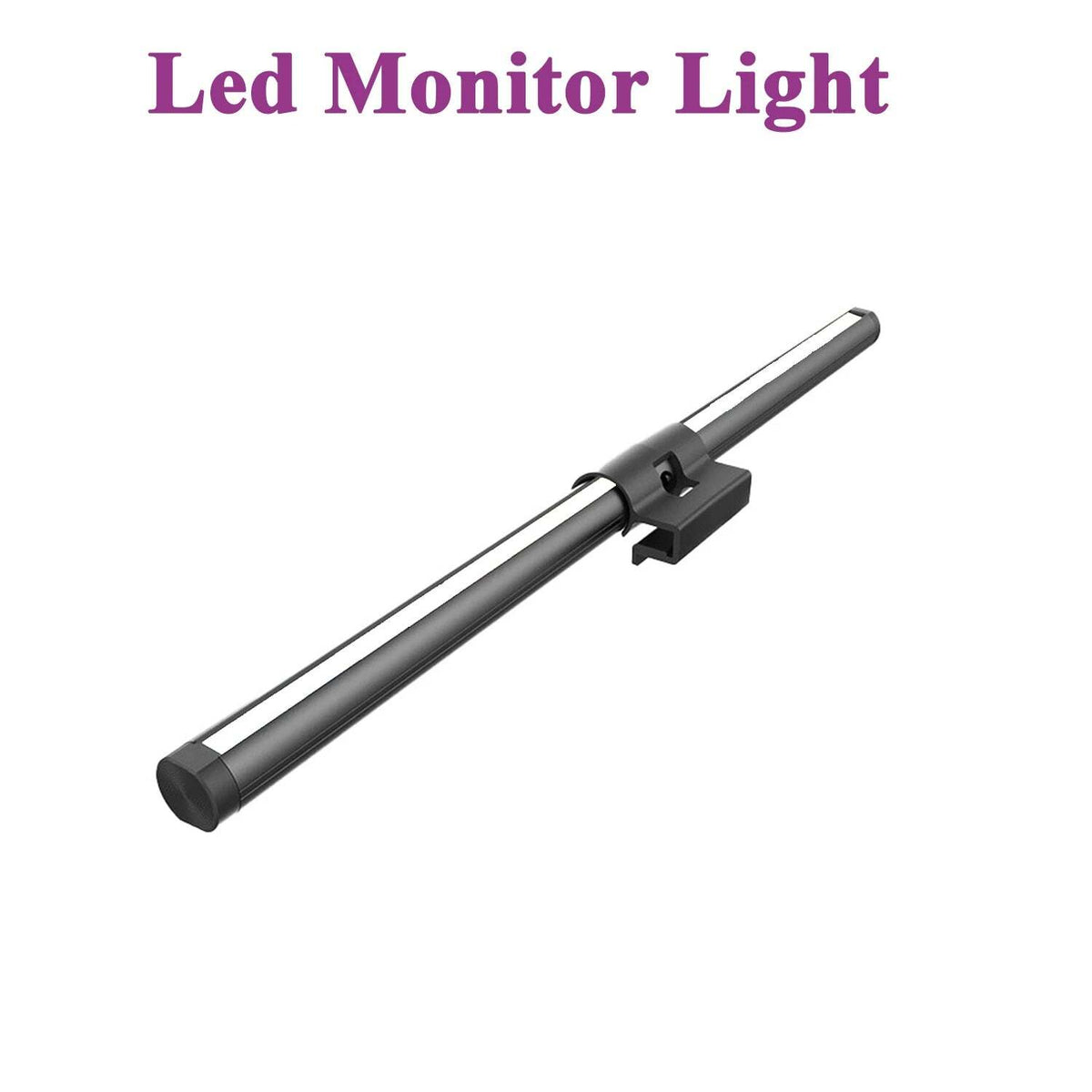 RGB LED computer monitor light bar with stepless dimming for eye care and study rooms