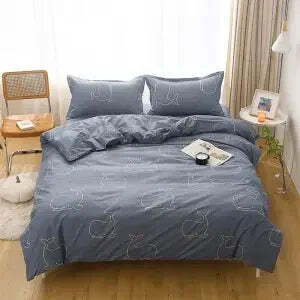 Scandinavian style duvet cover for all seasons