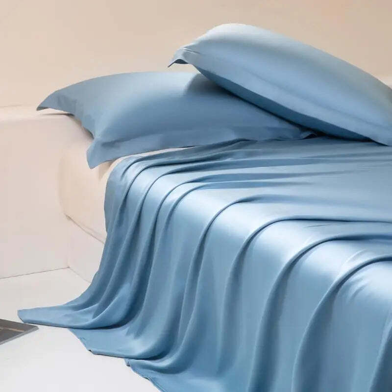 Silky eucalyptus lyocell cooling bed sheet for a luxurious sleep experience