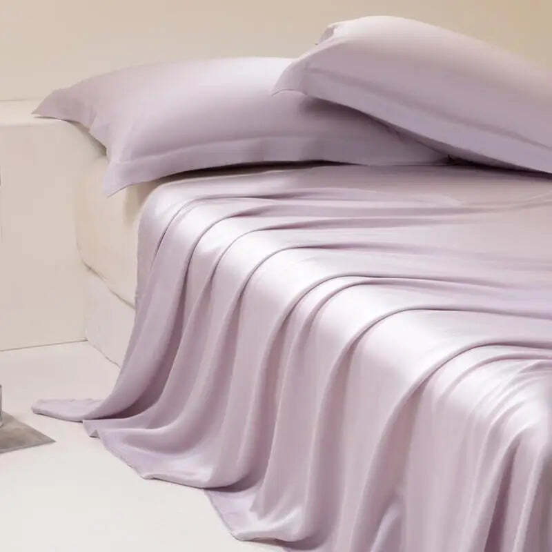 Silky eucalyptus lyocell cooling bed sheet for a luxurious sleep experience