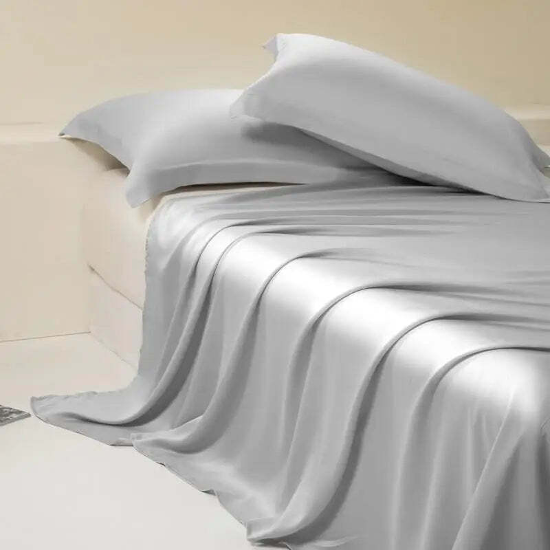 Silky eucalyptus lyocell cooling bed sheet for a luxurious sleep experience