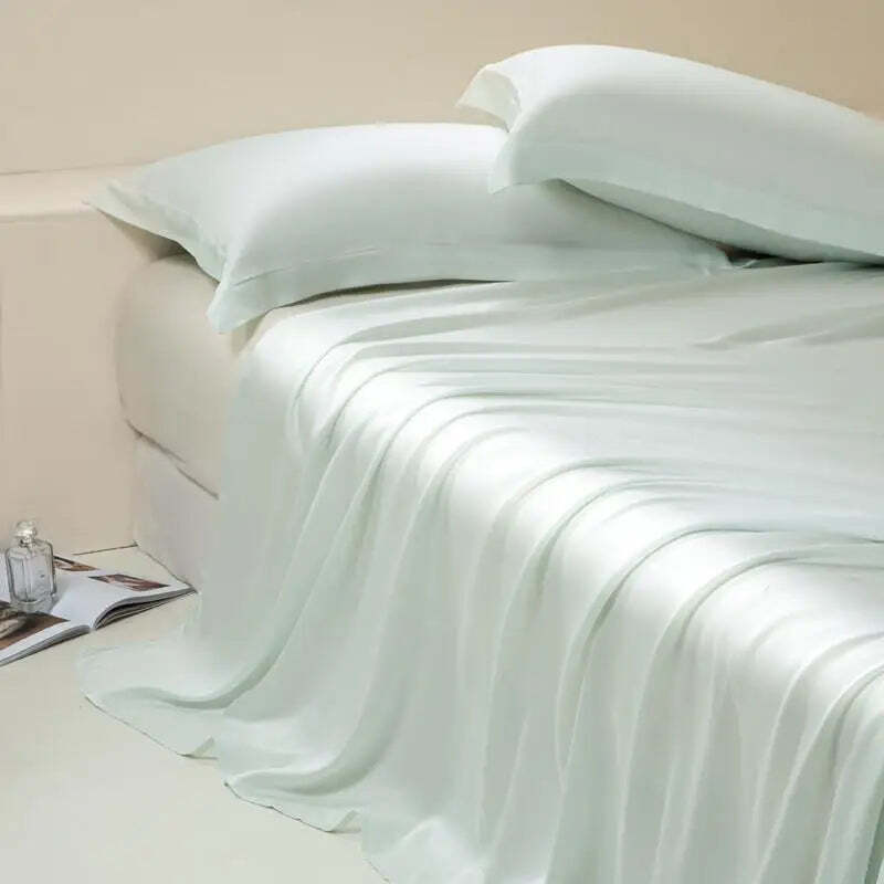 Silky eucalyptus lyocell cooling bed sheet for a luxurious sleep experience