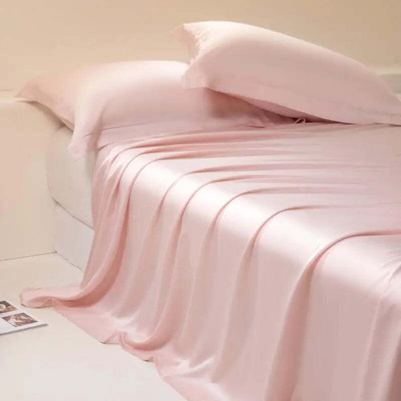 Silky eucalyptus lyocell cooling bed sheet for a luxurious sleep experience