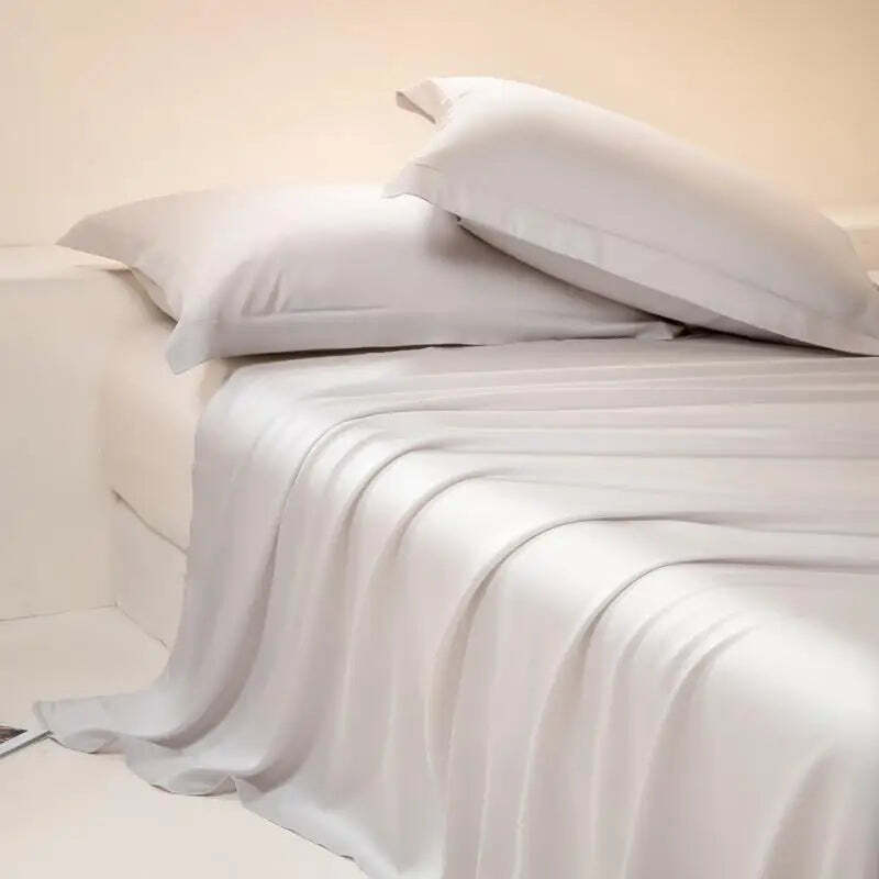 Silky eucalyptus lyocell cooling bed sheet for a luxurious sleep experience