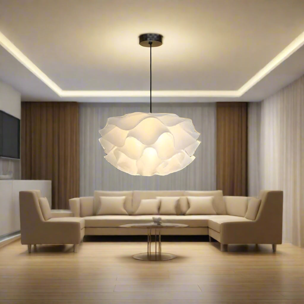 Simple modern LED chandelier for dining room and bedroom décor