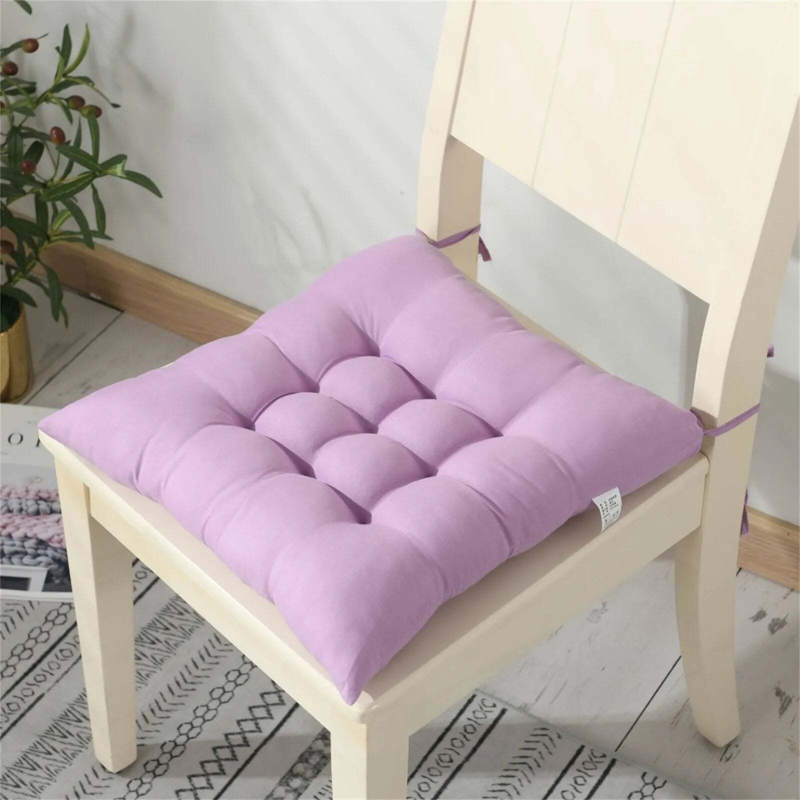 Soft cotton chair cushion for office, home, or car use