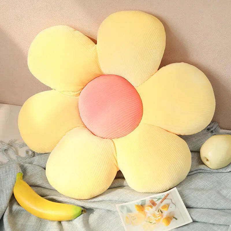 Sunflower and daisy decorative pillows for home and office décor