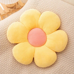 Sunflower daisy seat cushion for office or home décor